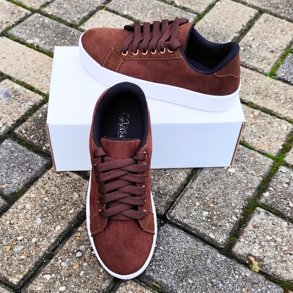 Tenis marrom camurça - Image 3