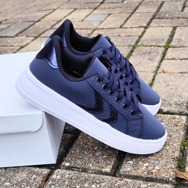 Tenis azul marinho Nobuck