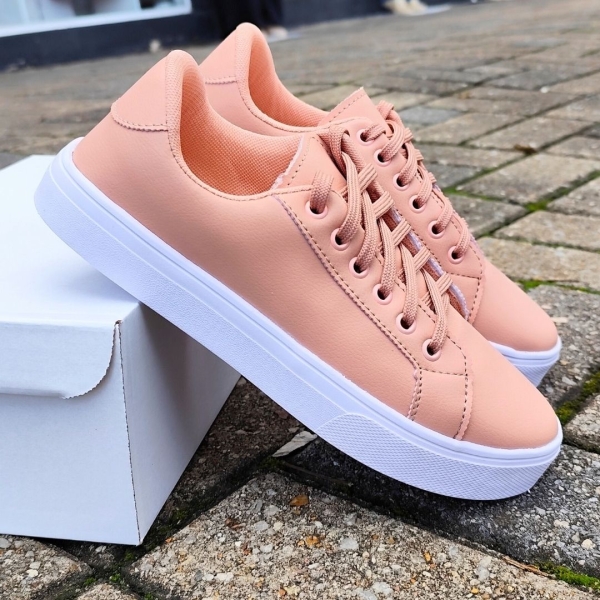 Tenis nude salmão